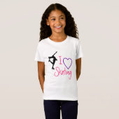 私はフィギュアスケート-デキセドリン錠--を愛します Tシャツ (正面フル)