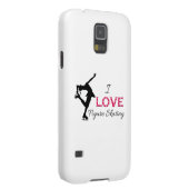 私はフィギュアスケート、雪片及びスケート選手を愛します Case-Mate SAMSUNG GALAXYケース (裏面/右)