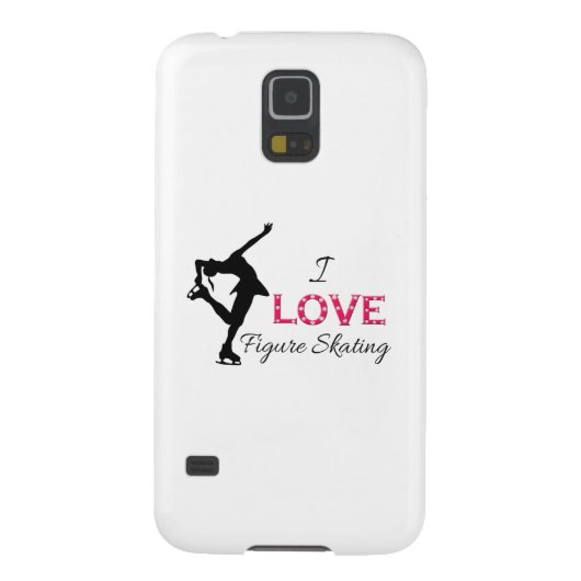 私はフィギュアスケート、雪片及びスケート選手を愛します Case-Mate SAMSUNG GALAXYケース (裏面)