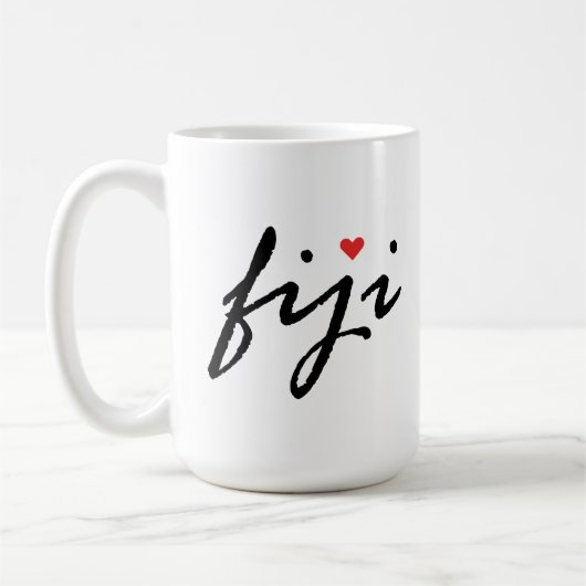 私はフィジーが大好き コーヒーマグカップ (左)
