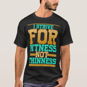 私はフィットネスではない薄いジムトレーニング Tシャツ