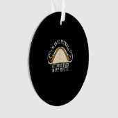 私はフィットネスタコジムおもしろいメキシコ料理の恋人に入っている オーナメント (正面)