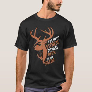 私はフィットネスディアフリーザーおもしろいハンターパパHunに Tシャツ