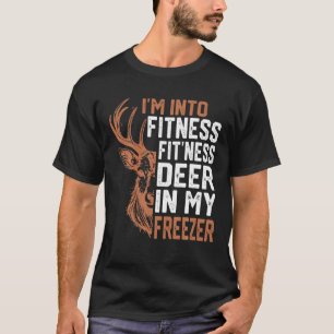 私はフィットネスディアフリーザーおもしろいハンターパパHunに Tシャツ