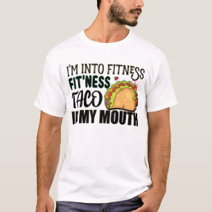 私はフィットネスフィットネスタコスに入っている Tシャツ
