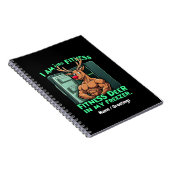 私はフィットネス、私の冷凍庫でフィットネス鹿に興味おもしろい ノートブック (右側)