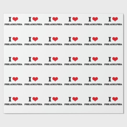 私はフィラデルヒィアを愛します ラッピングペーパー (フラット)