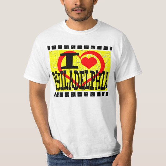 私はフィラデルフィアが大好き Tシャツ (正面)