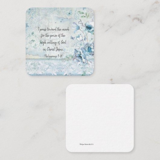 私はフィリップの聖書の聖句マークに向かって押す エンクロージャーカード (正面/裏面)