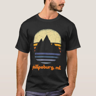 私はフィリップスバーグモンタナロッキー山脈ハイキングが大好き Tシャツ