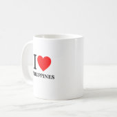 私はフィリピンが大好き コーヒーマグカップ (正面左)