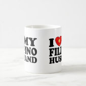 私はフィリピン人の夫を愛している コーヒーマグカップ (中央)