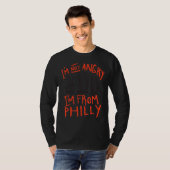 私はフィリ怒ーの出身ではない Tシャツ (正面フル)