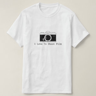 私はフィルムを撃つことを愛します Tシャツ