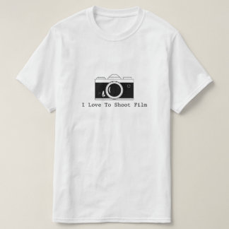 私はフィルムを撃つことを愛します Tシャツ