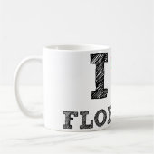 私はフィレンツェを愛します コーヒーマグカップ (左)