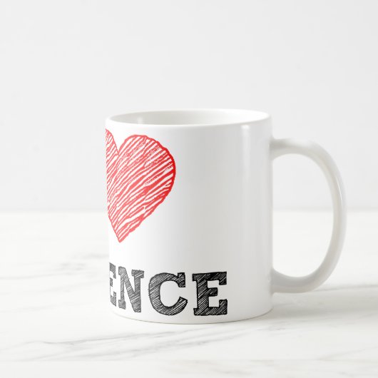 私はフィレンツェを愛します コーヒーマグカップ (右)