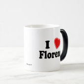 私はフィレンツェを愛します モーフィングマグカップ (正面右)