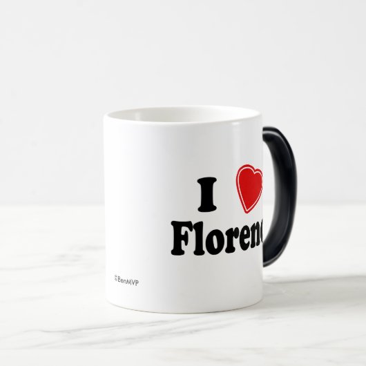 私はフィレンツェを愛します モーフィングマグカップ (正面右)
