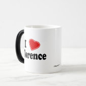 私はフィレンツェを愛します モーフィングマグカップ (正面左)