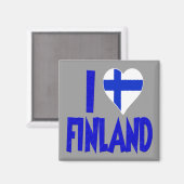 私はフィンランドが大好き マグネット (正面/裏面)
