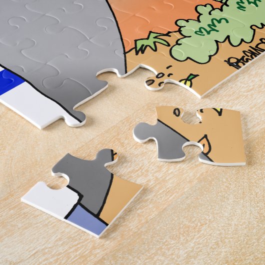 私はフィンランドの漫画のジグソーパズルであることを愛します ジグソーパズル (側面)