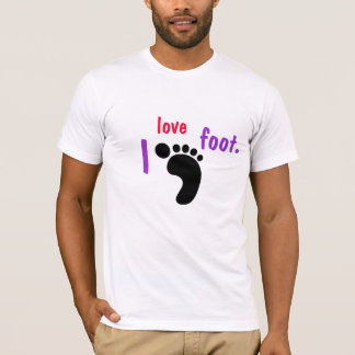 私はフィートを愛します Tシャツ