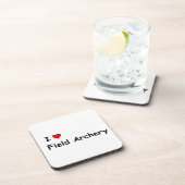 私はフィールドアーチェリーが大好き コースター (右側)