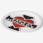 私はフィールドホッケーを愛します ペーパープレート (アングル)