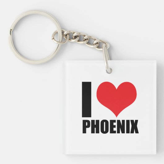 私はフェニックスが大好き キーホルダー (正面)