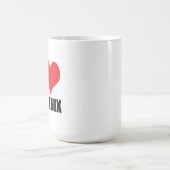 私はフェニックスが大好き コーヒーマグカップ (中央)