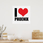 私はフェニックスが大好き ポスター (キッチン)