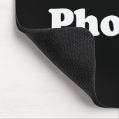 私はフェニックスのTシャツの白のTシャツを愛します マウスパッド (コーナー)