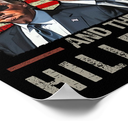 私はフェロンとヒルビリートランプ2024に投票した ポスター (角)