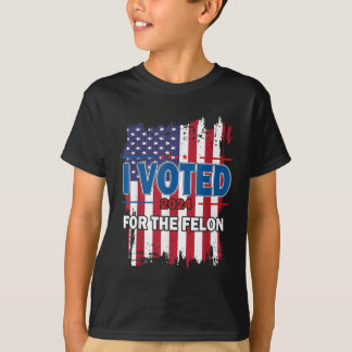 私はフェロンに投票した；共和党おもしろいトランプ2024 Tシャツ
