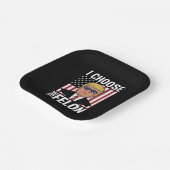 私はフェロントランプ2024共和党の愛国者を選択 ペーパープレート (傾斜あり)