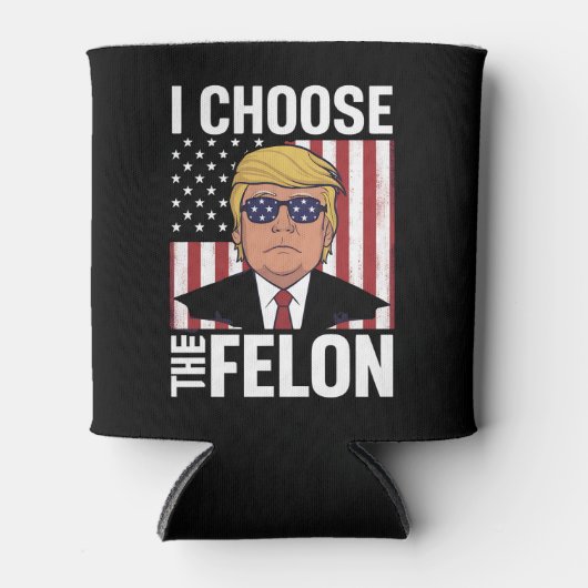 私はフェロントランプ2024共和党の愛国者を選択 缶クーラー (正面)