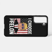 私はフェロントランプ2024共和党の愛国者を選択 SAMSUNG GALAXYケース (裏面横)