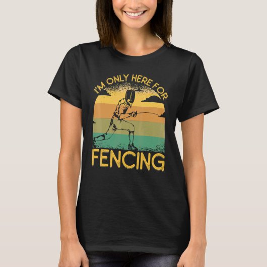 私はフェンシングだけにいる Tシャツ (正面)
