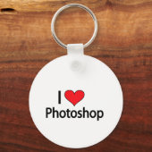 私はフォトショップが大好き キーホルダー (正面)