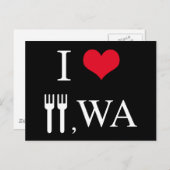 私はフォークが大好き、ワ ポストカード (正面/裏面)