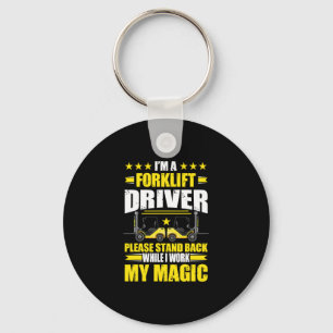 私はフォークリフトの運転手です。フォークリフトでお願いします キーホルダー
