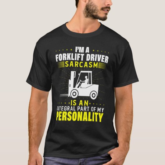 私はフォークリフト運転士1である Tシャツ (正面)
