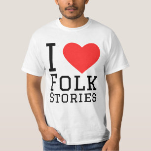 私はフォーク話が大好き Tシャツ