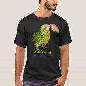 私はフクロウオウムを救済しました! Tシャツ (正面)