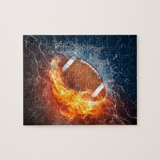 私はフットボールについて完全にあります ジグソーパズル (横)