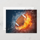 私はフットボールについて完全にあります ポストカード (正面/裏面)