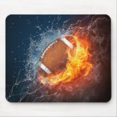 私はフットボールについて完全にあります マウスパッド (正面)