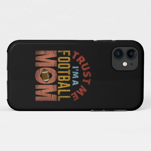 私はフットボールのママだと信じて Case-Mate iPhoneケース (裏面(横))