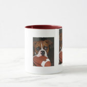 私はフットボールを愛します マグカップ (中央)